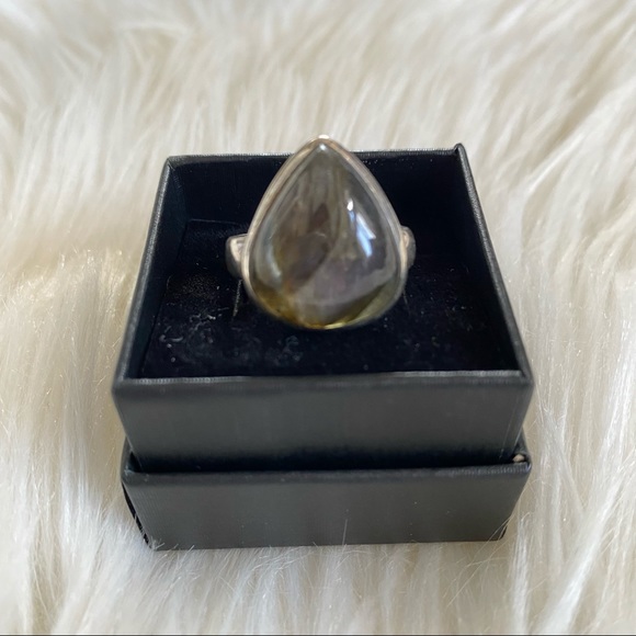 *PURPLE FLASH* Labradorite in Sterling Silver Ring - Picture 7 of 8